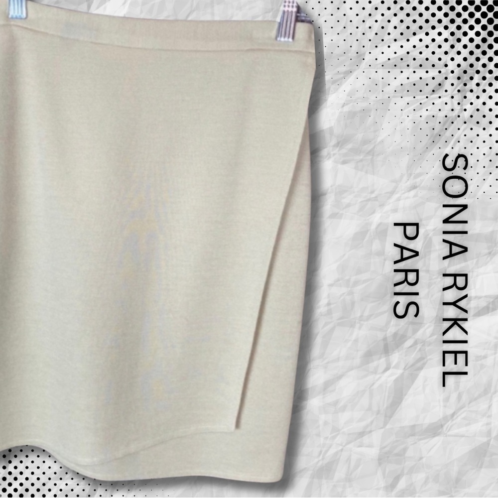 {Sonia Rykiel Paris} WOOL Wrap Mini Skirt